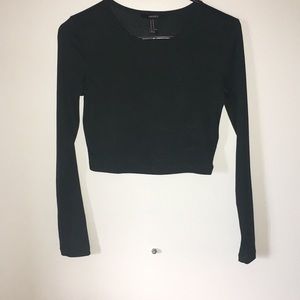 Long sleeved crop top